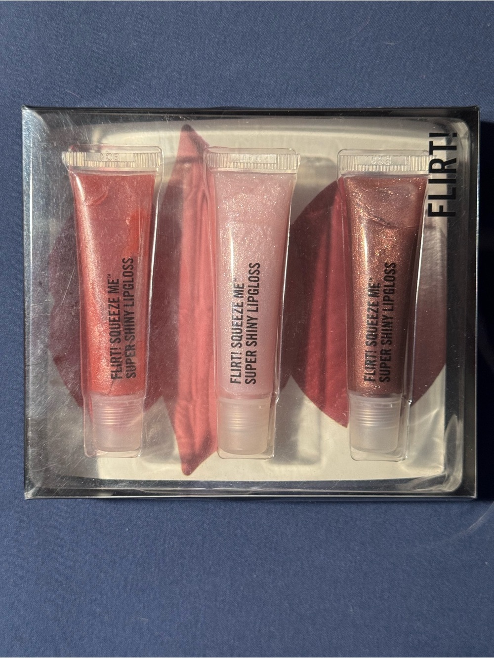 Flirt Season to Shine Squeeze Me Super Shiny Lip Gloss 3 Pack Set New in Box